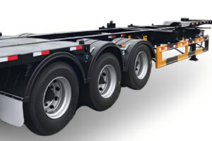 3 AXLES 45FT SKELETON SEMI TRAILER