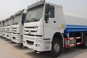 SPECIFICATION OF 6×4 WATER TANK TRUCK